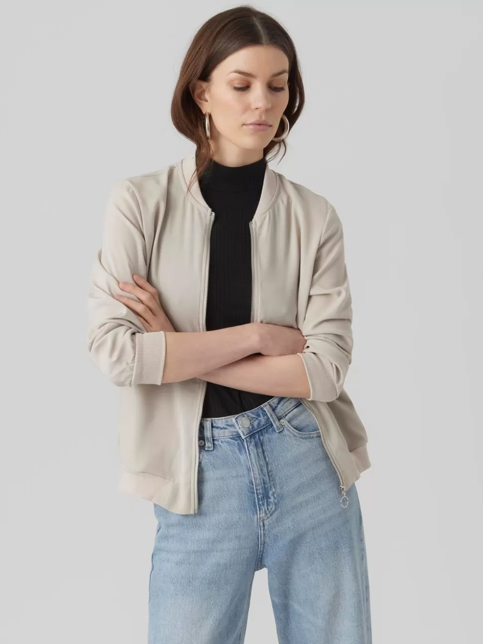 Jackor^VERO MODA VMCOCO Ytter-bomber Silver Lining