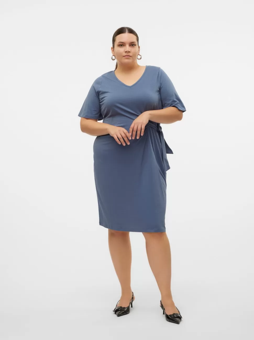 Klänningar^VERO MODA VMCPINA Lång Klänning China Blue