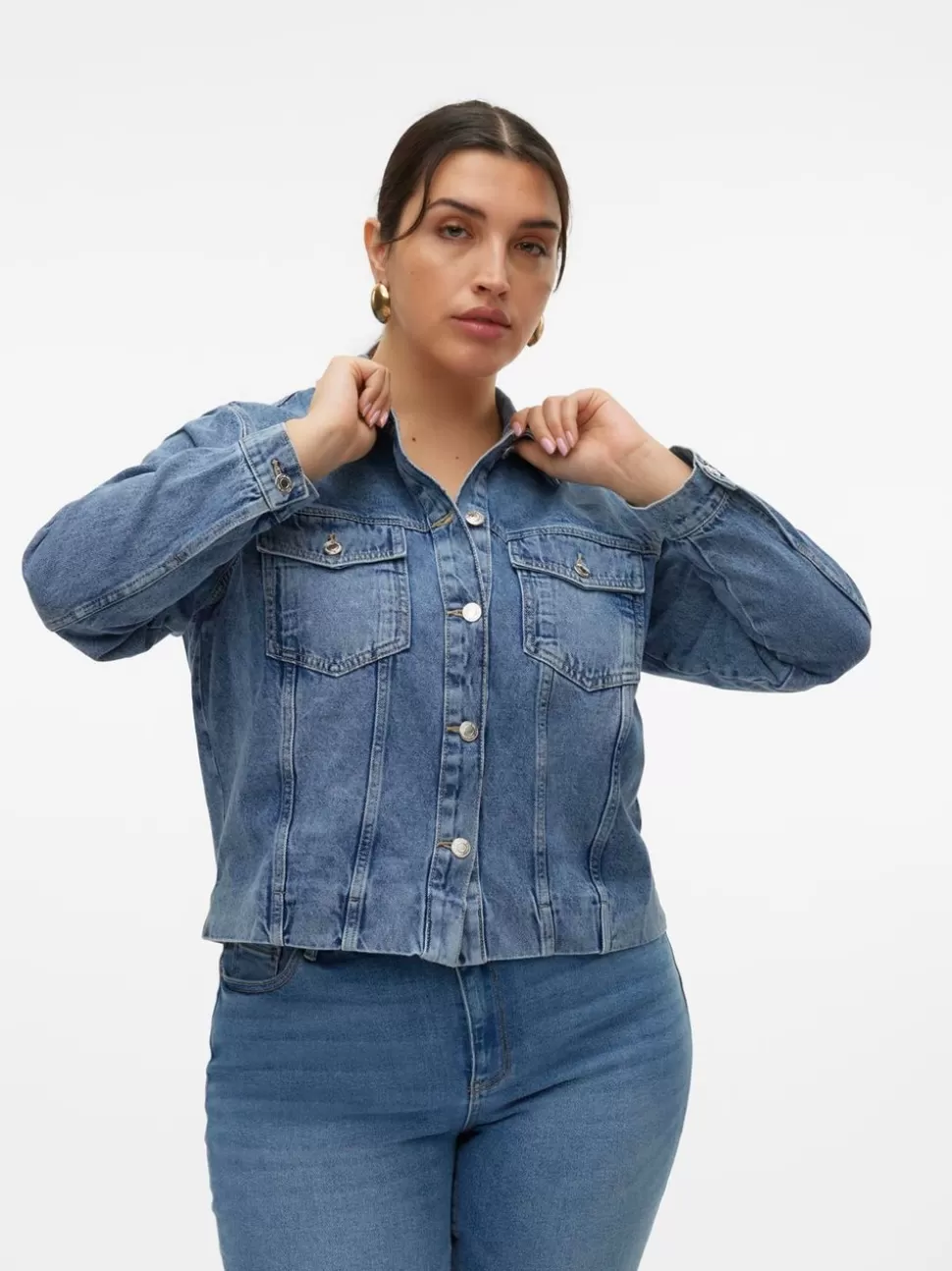 Jackor^VERO MODA VMCRAY Jacka Medium Blue Denim
