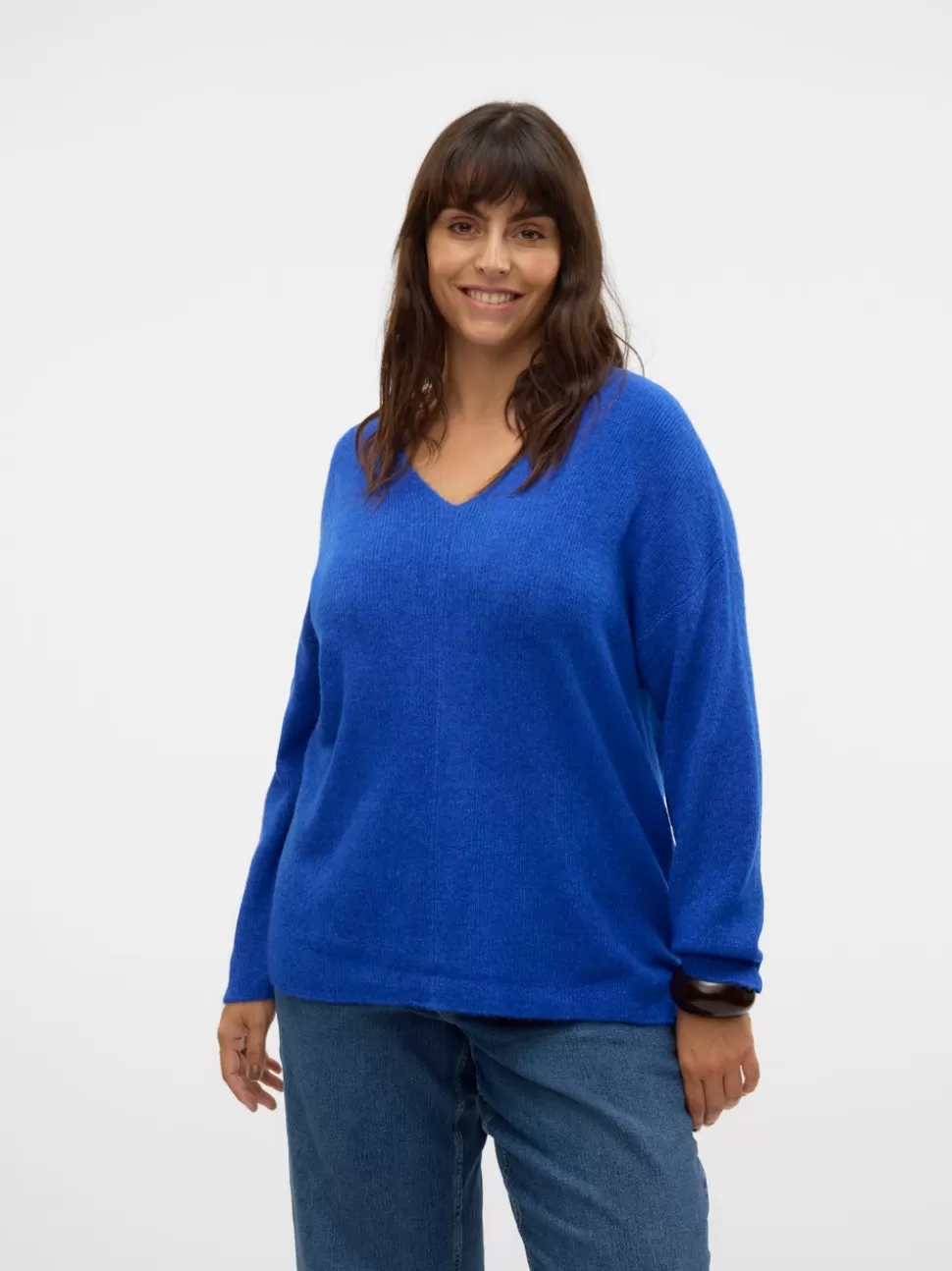 Stickat^VERO MODA VMCREWLEFILE Pullover Surf the Web