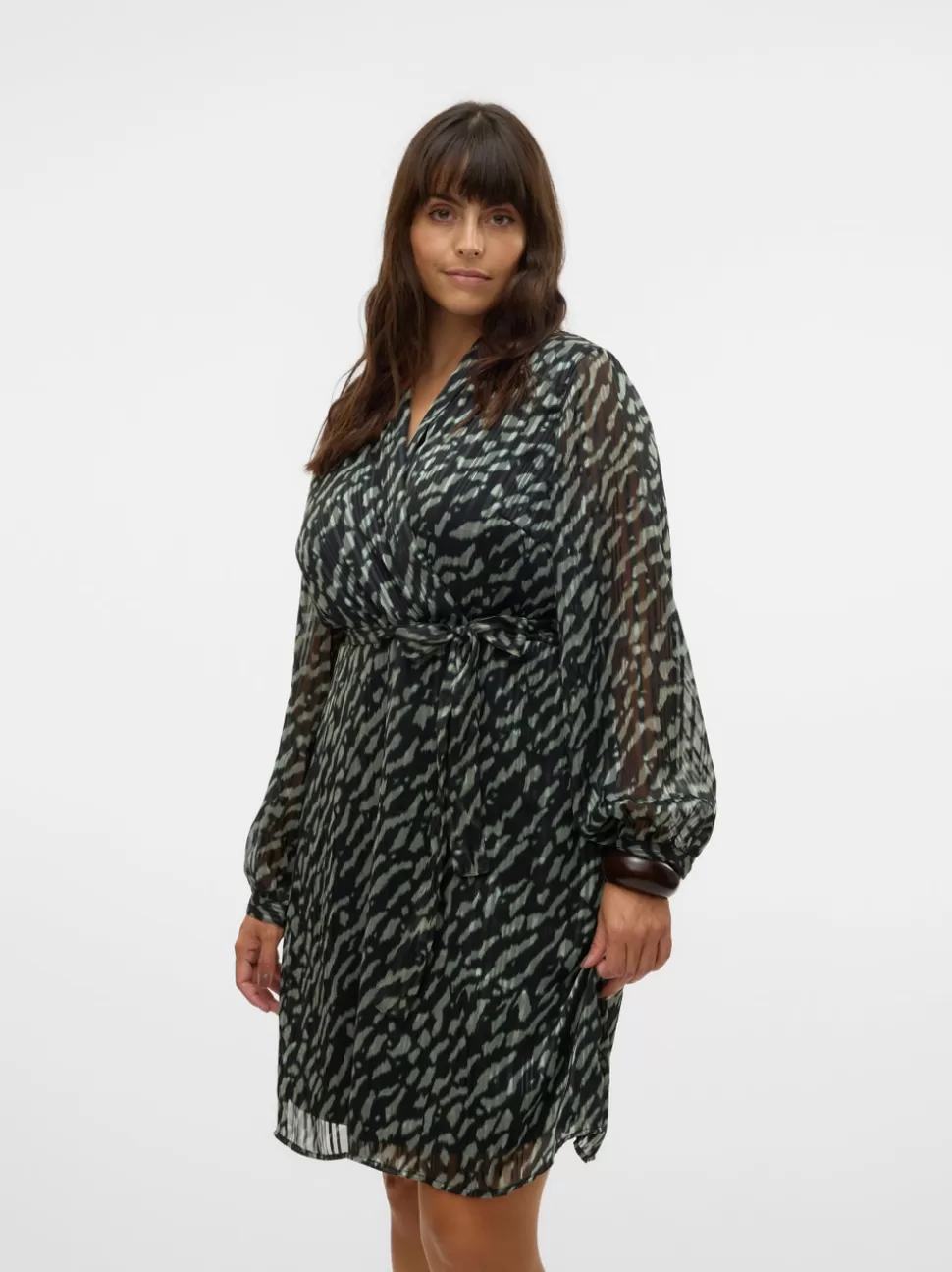 Klänningar^VERO MODA VMCRIE Kort Klänning Balsam Green