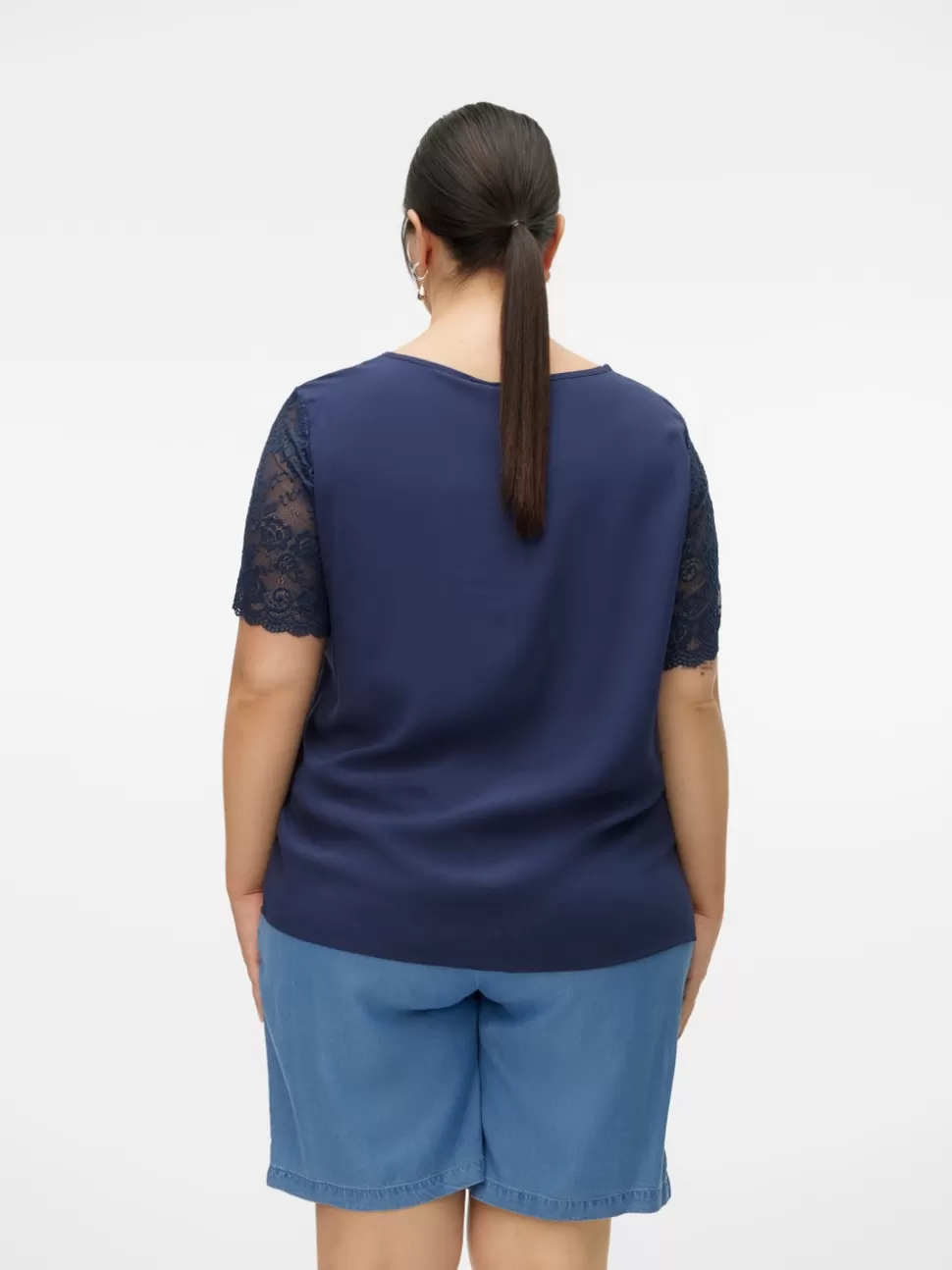 Toppar^VERO MODA VMCRUSK Topp Navy Blazer