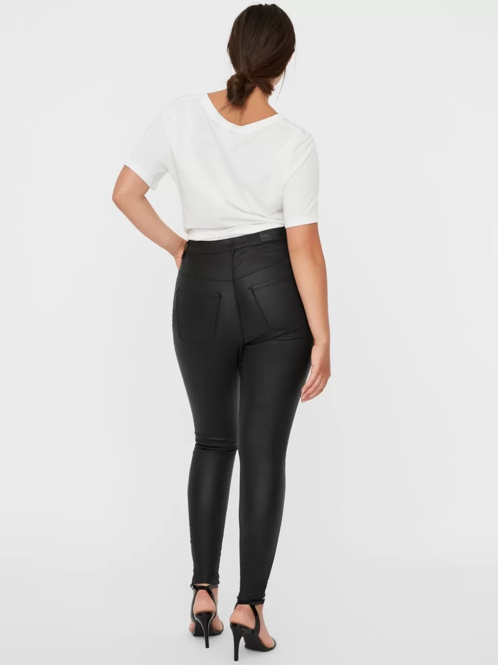 Byxor^VERO MODA VMCSOPHIA Hög Midja Byxor Black