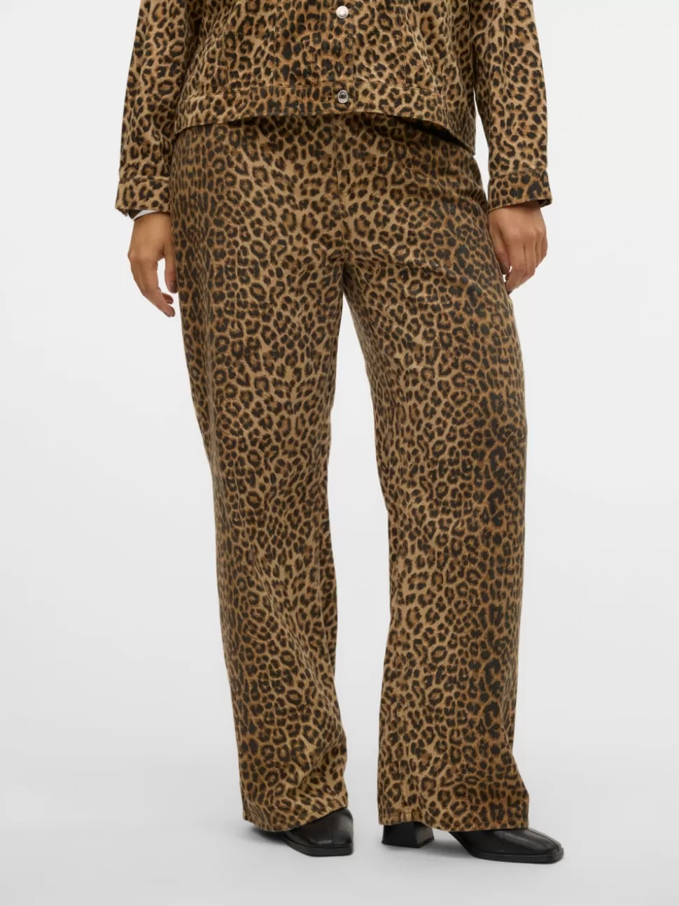 Jeans^VERO MODA VMCTESSA Hög Midja Vida Ben Jeans Silver Mink