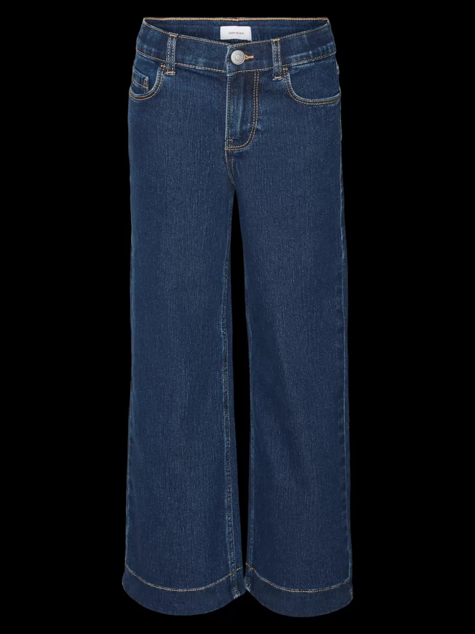 Jeans | Underdelar^VERO MODA VMDAISY Hög Midja Vid Passform Jeans Dark Blue Denim