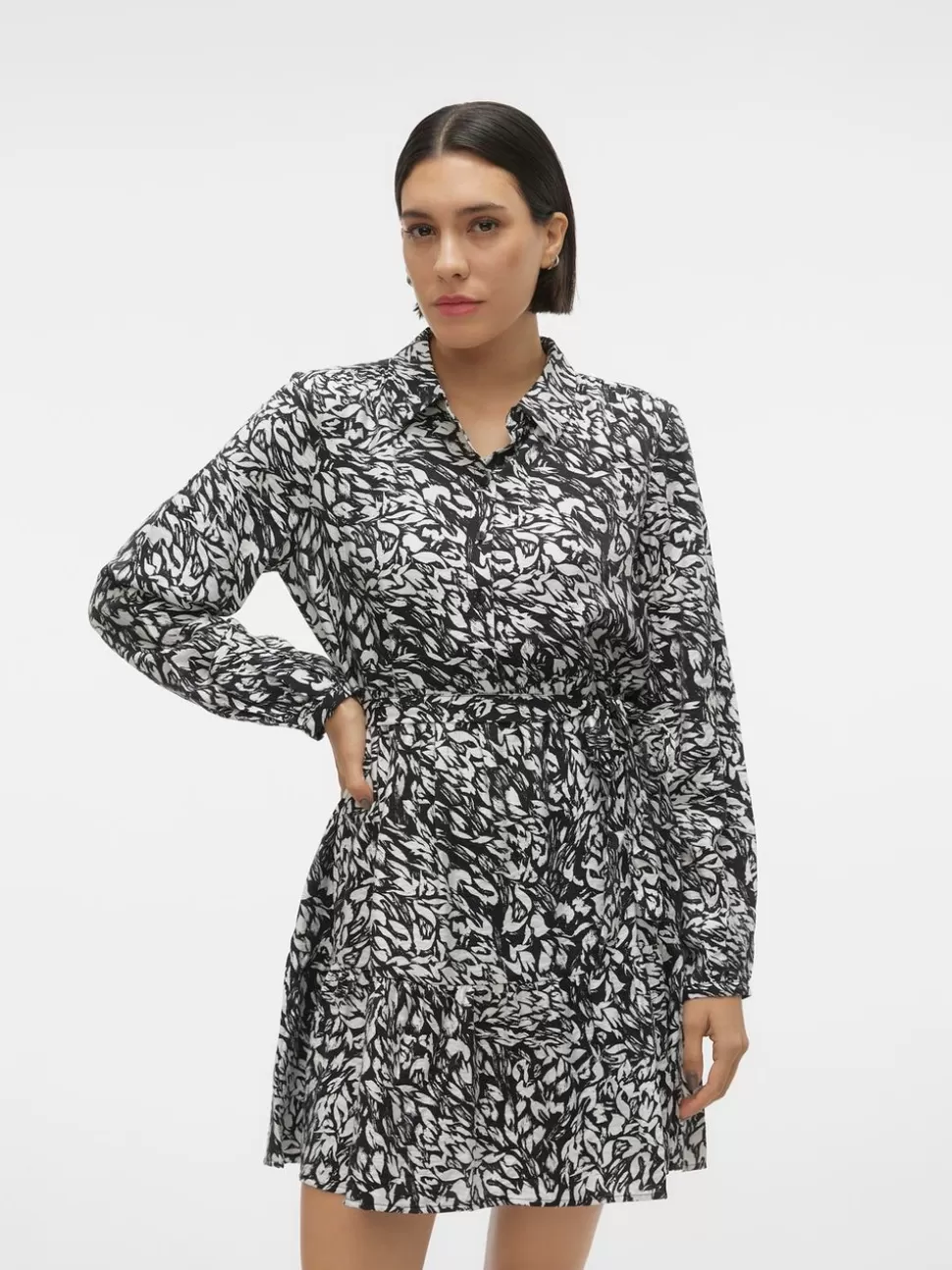 Klänningar^VERO MODA VMDEBBY Kort Klänning Black