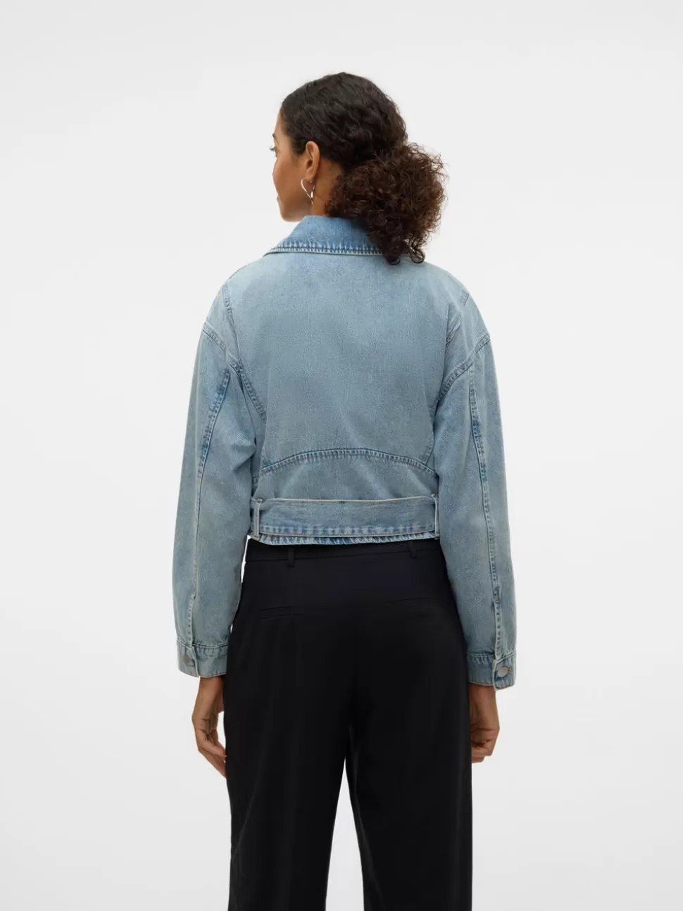 Jackor^VERO MODA VMDELLA Jeansjacka Light Blue Denim