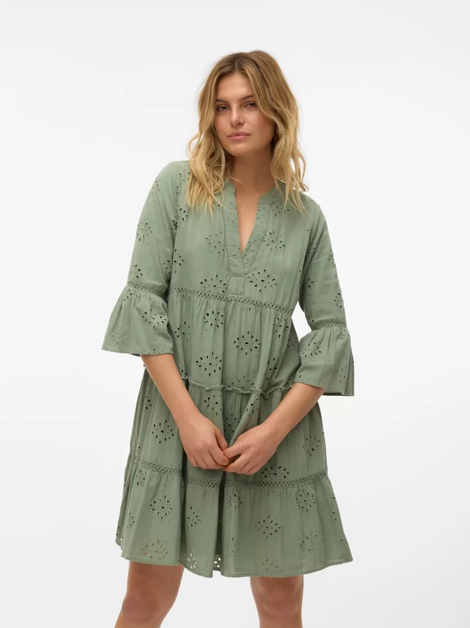 Klänningar^VERO MODA VMDICTHE Tunika Hedge Green
