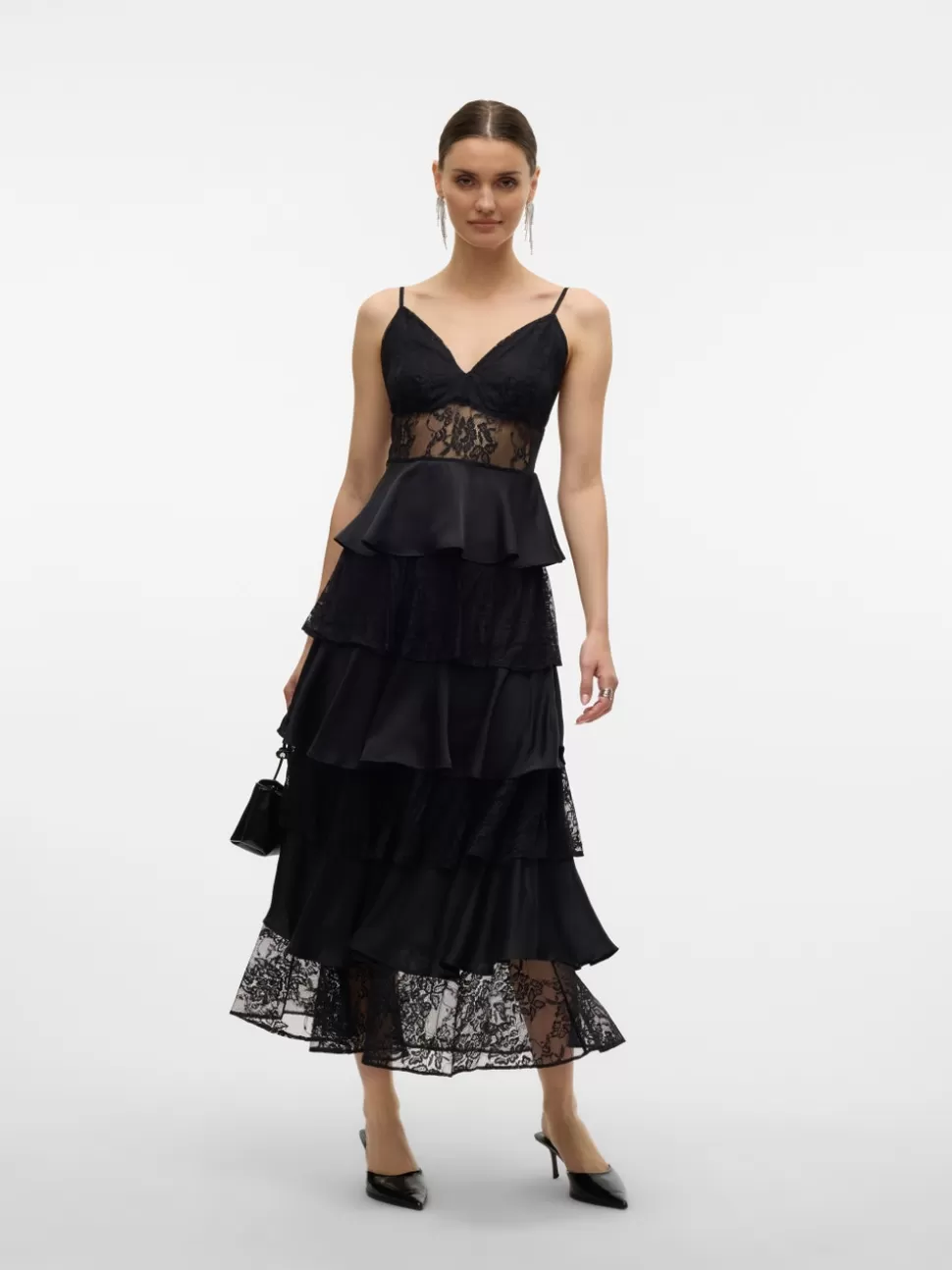 Klänningar | Festkläder^VERO MODA VMDINNA Lång Klänning Black