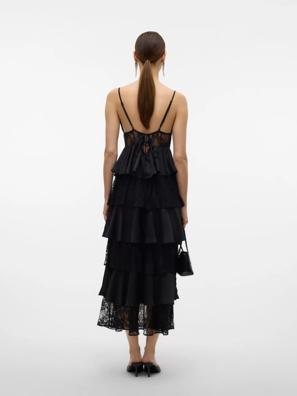 Klänningar | Festkläder^VERO MODA VMDINNA Lång Klänning Black