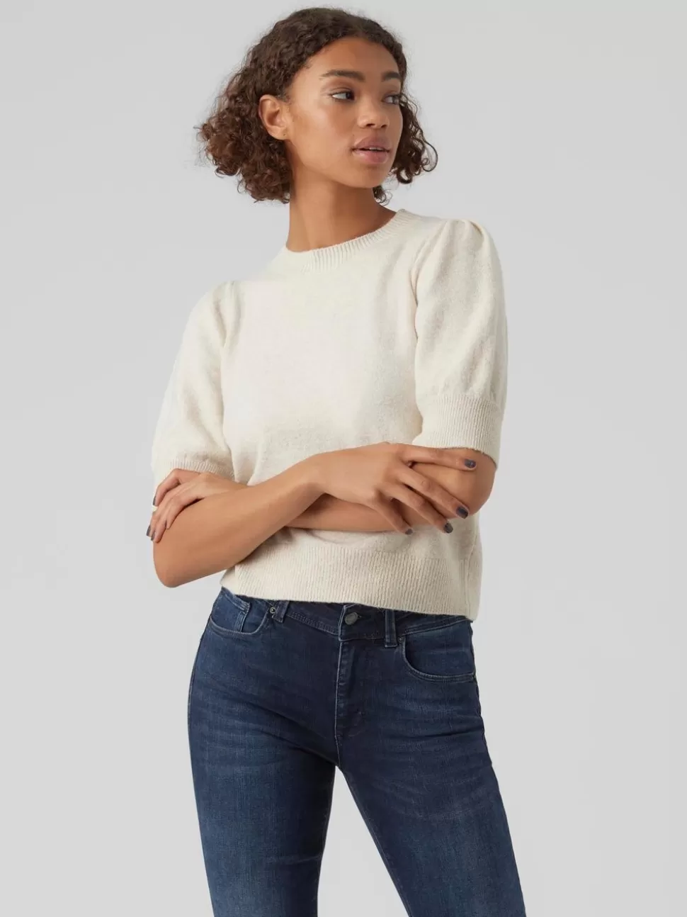 Basics | Toppar^VERO MODA VMDOFFY Pullover Birch