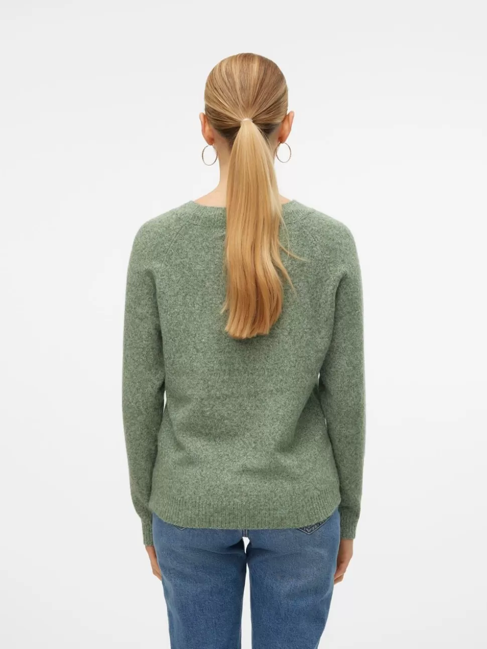 Stickat | Toppar^VERO MODA VMDOFFY Pullover Laurel Wreath