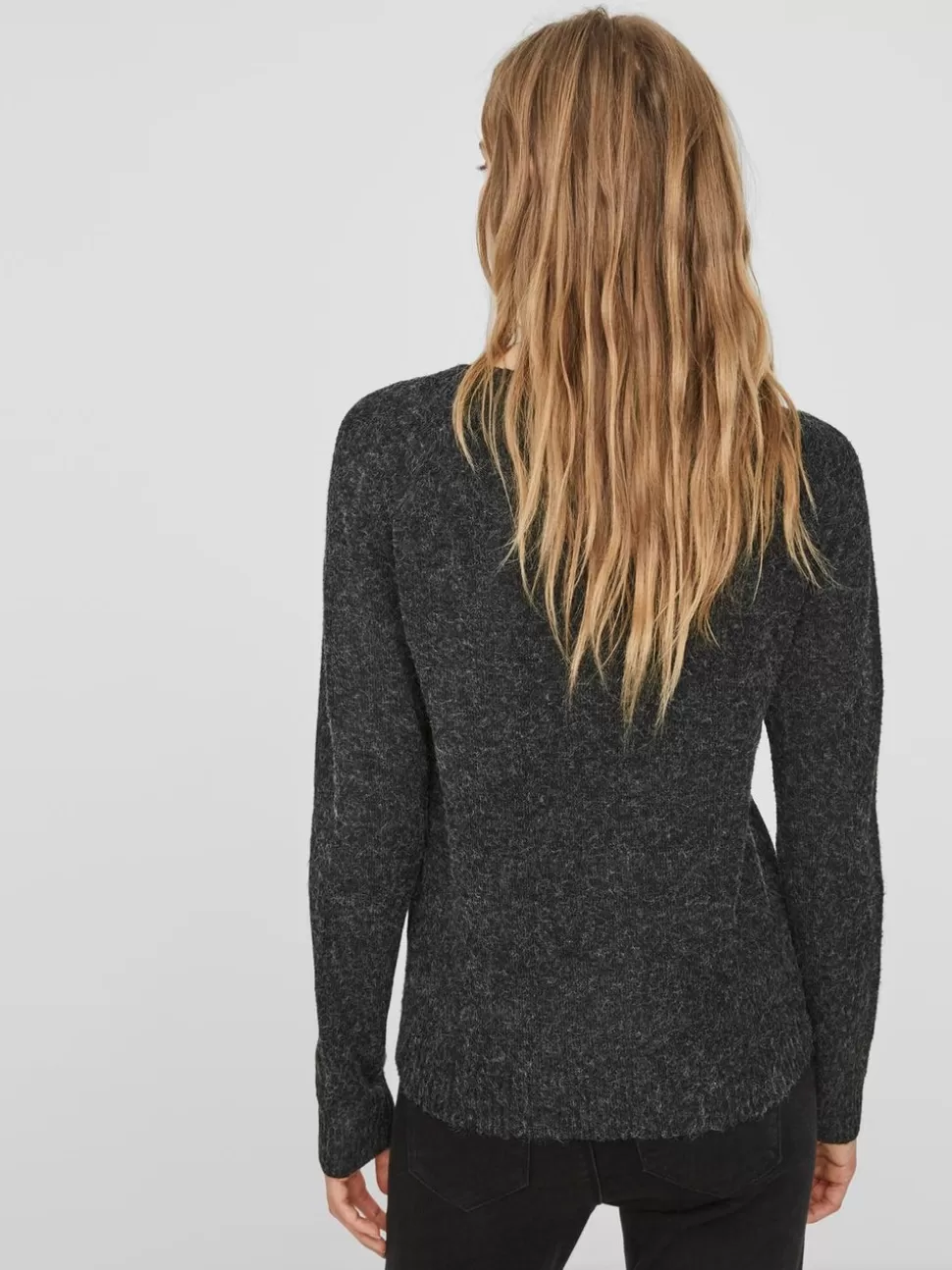 Stickat | Toppar^VERO MODA VMDOFFY Pullover Black