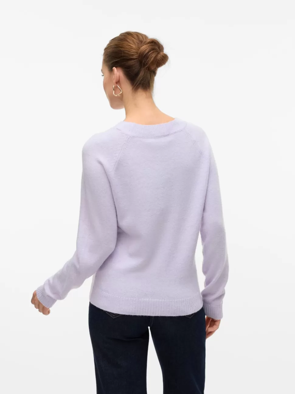 Stickat | Toppar^VERO MODA VMDOFFY Pullover Pastel Lilac