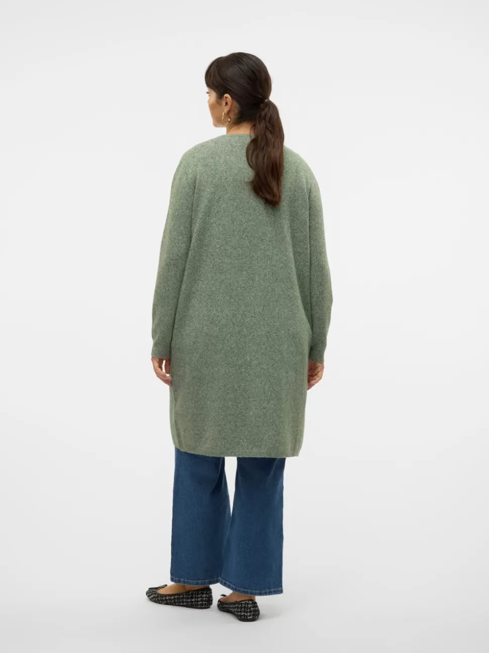 Stickat^VERO MODA VMDOFFY Stickad Kofta Laurel Wreath