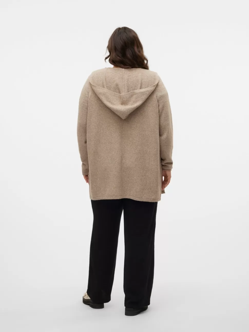 Stickat^VERO MODA VMDOFFY Stickad Kofta Sepia Tint