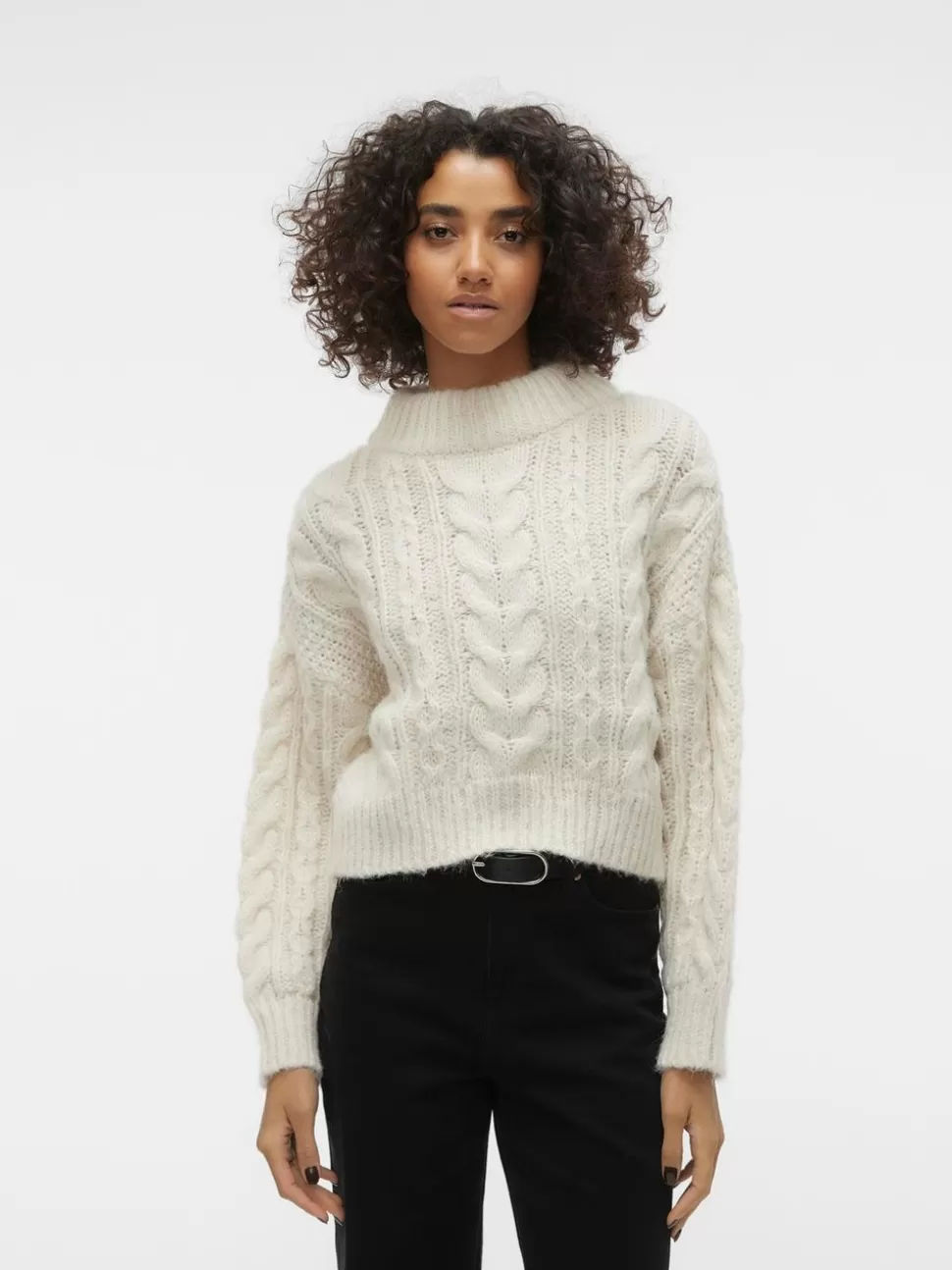 Stickat | Basics^VERO MODA VMDREAM Pullover Birch