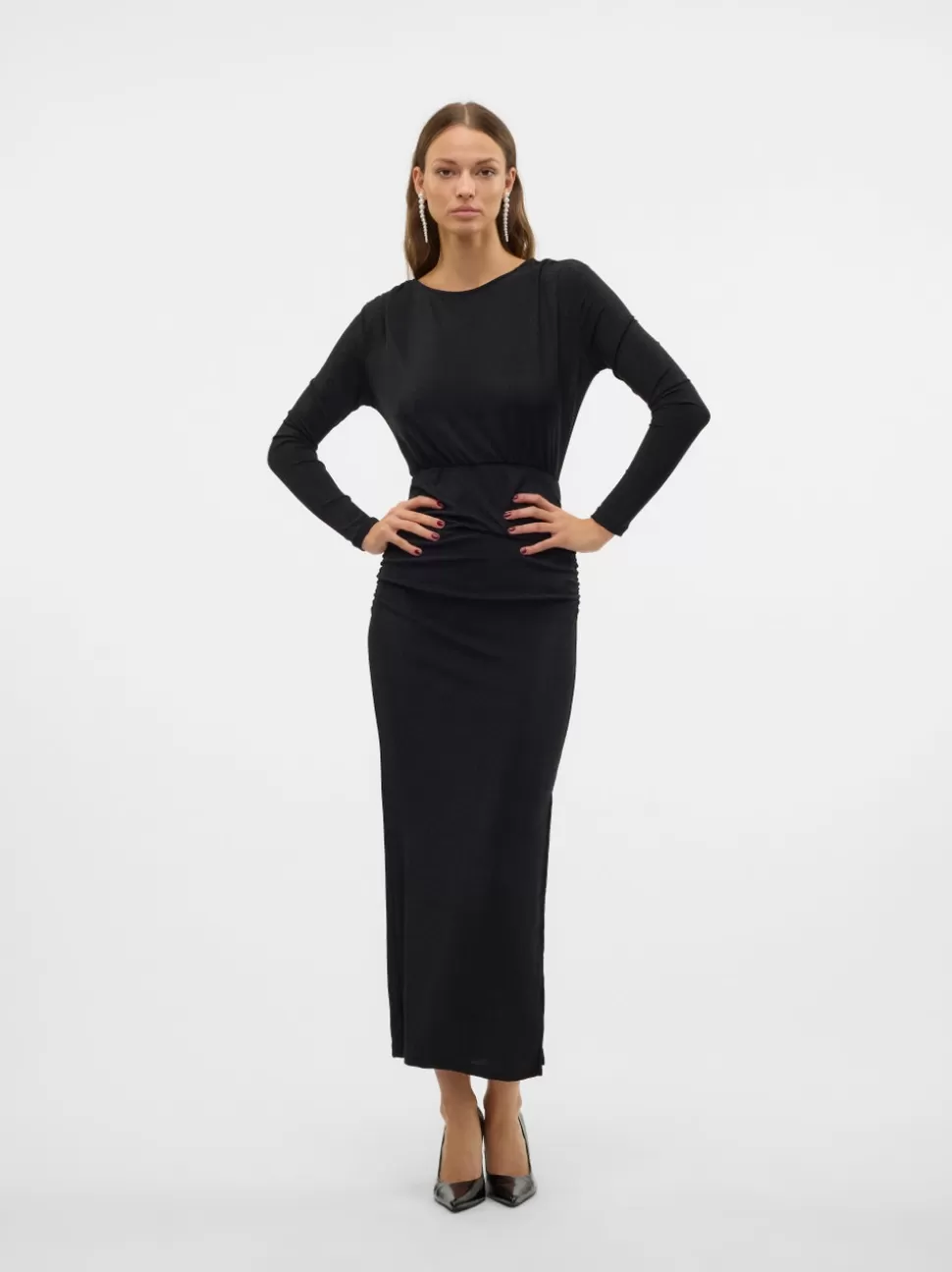 Klänningar | Festkläder^VERO MODA VMDYNASTY Lång Klänning Black