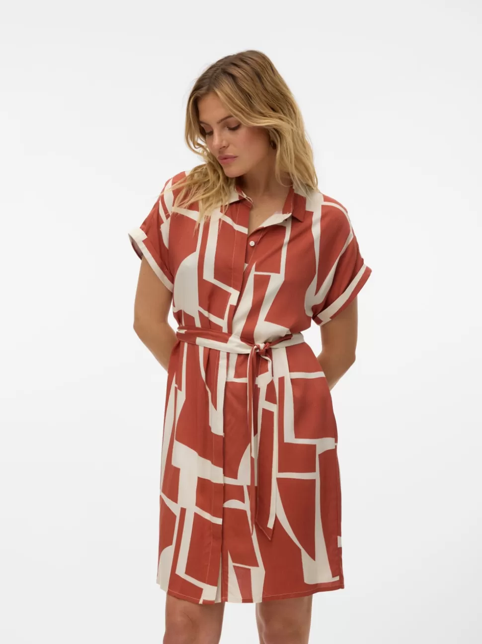 Klänningar^VERO MODA VMEASY Kort Klänning Birch