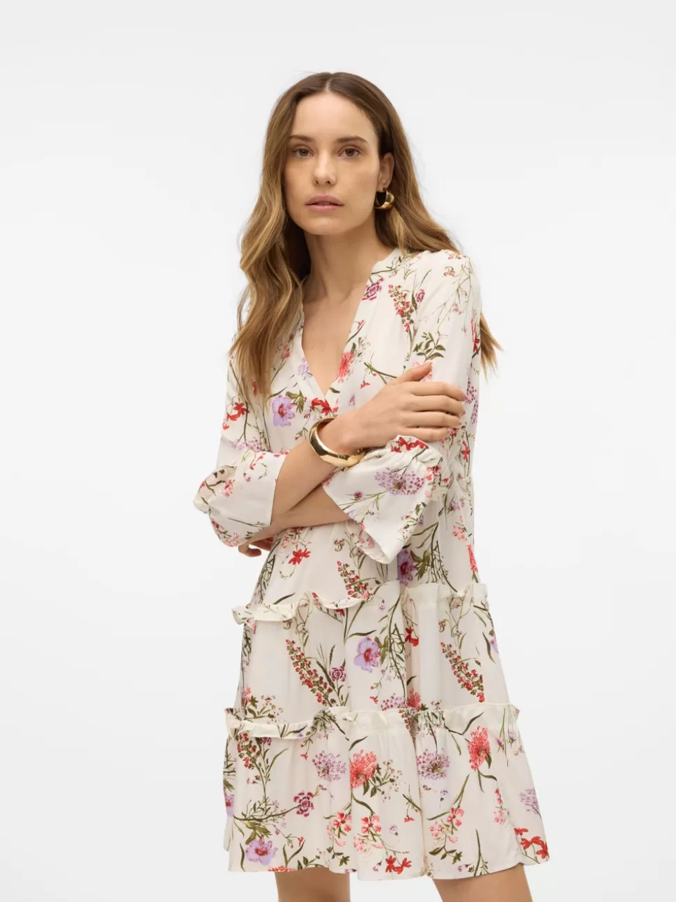 Klänningar^VERO MODA VMEASY Kort Klänning Birch