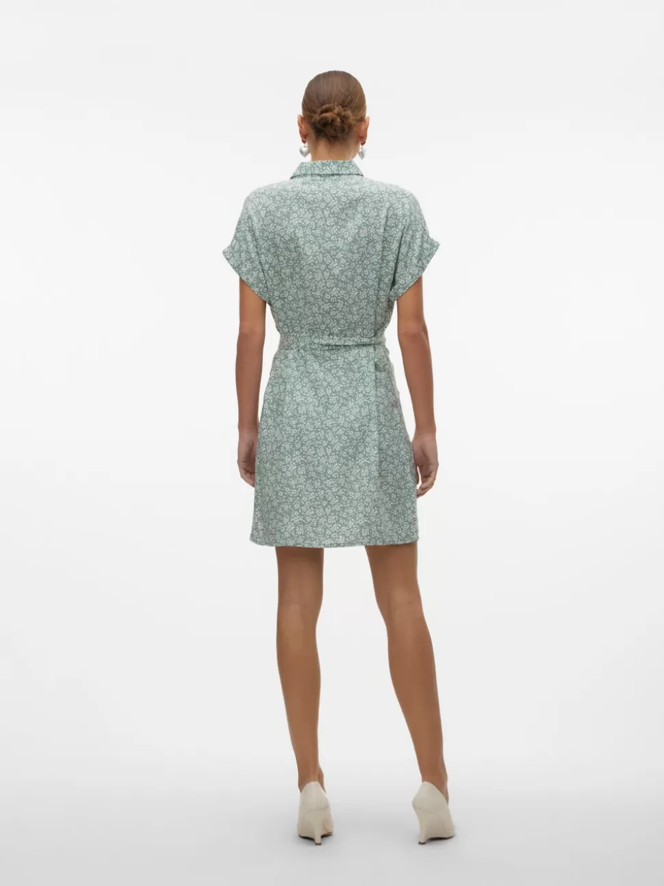 Klänningar^VERO MODA VMEASY Kort Klänning Hedge Green