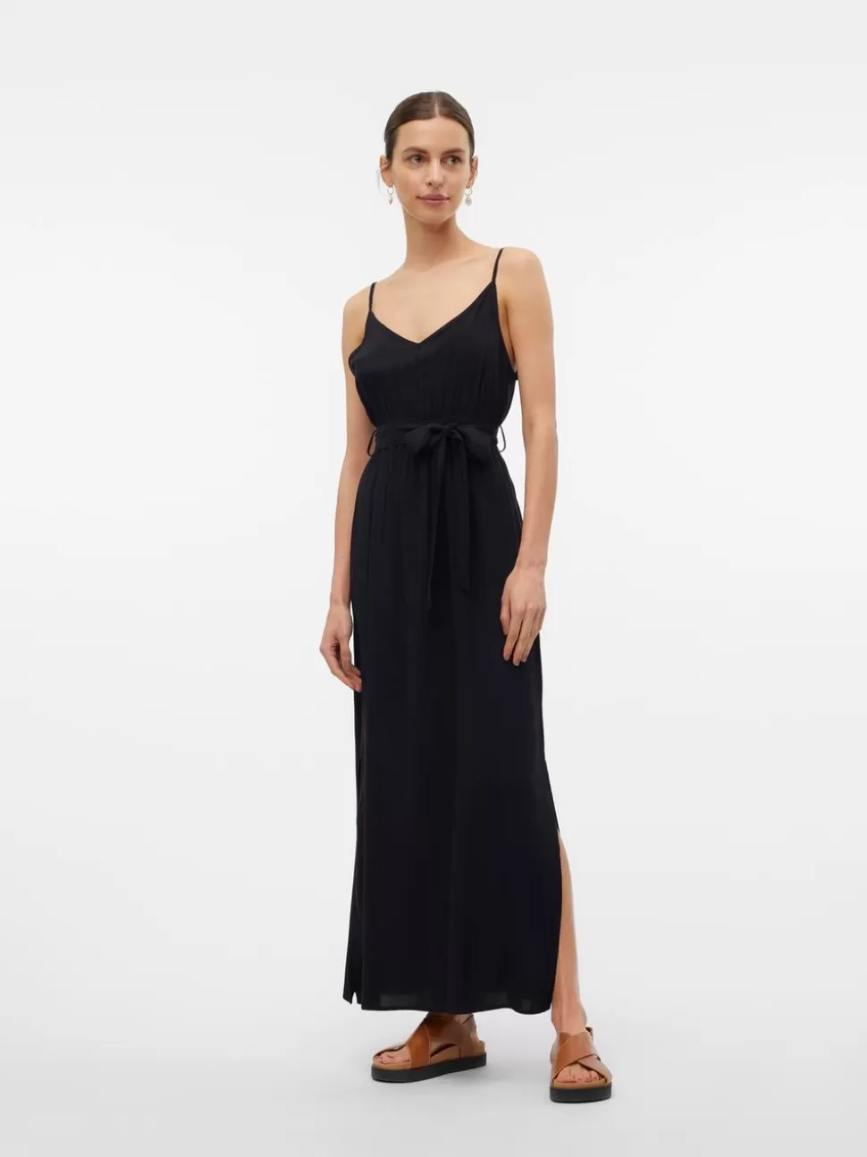 Klänningar^VERO MODA VMEASY Lång Klänning Black