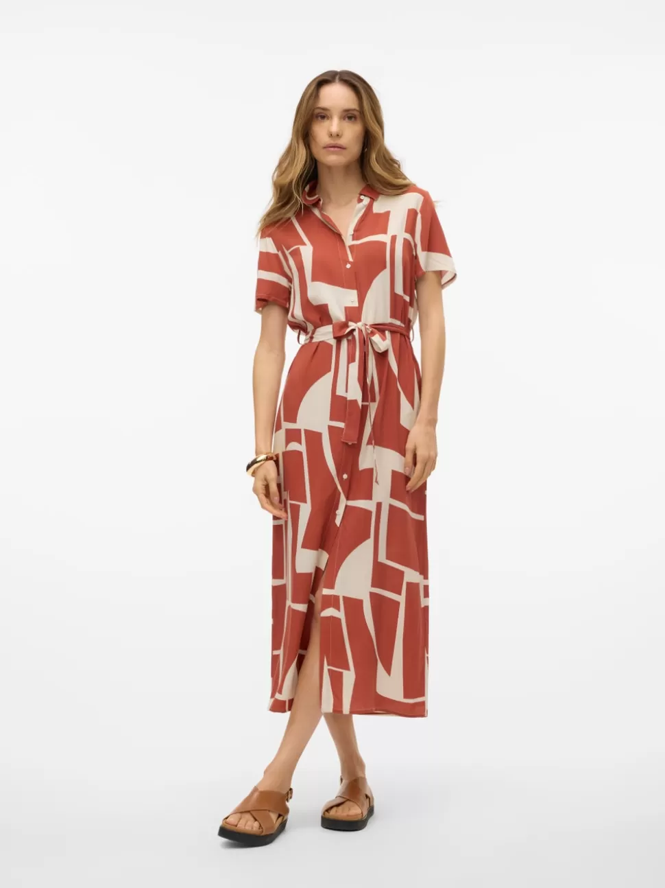 Basics | Klänningar^VERO MODA VMEASY Lång Klänning Birch