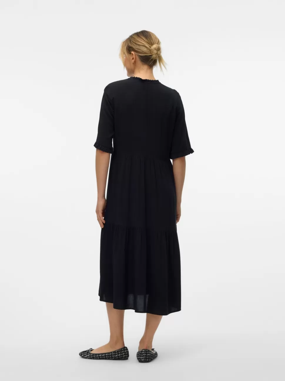 Klänningar^VERO MODA VMEASY Lång Klänning Black