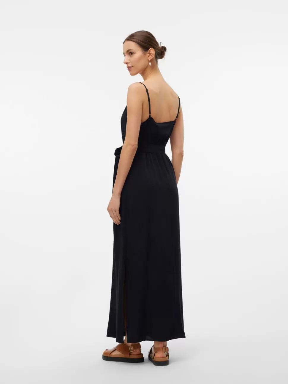 Klänningar^VERO MODA VMEASY Lång Klänning Black