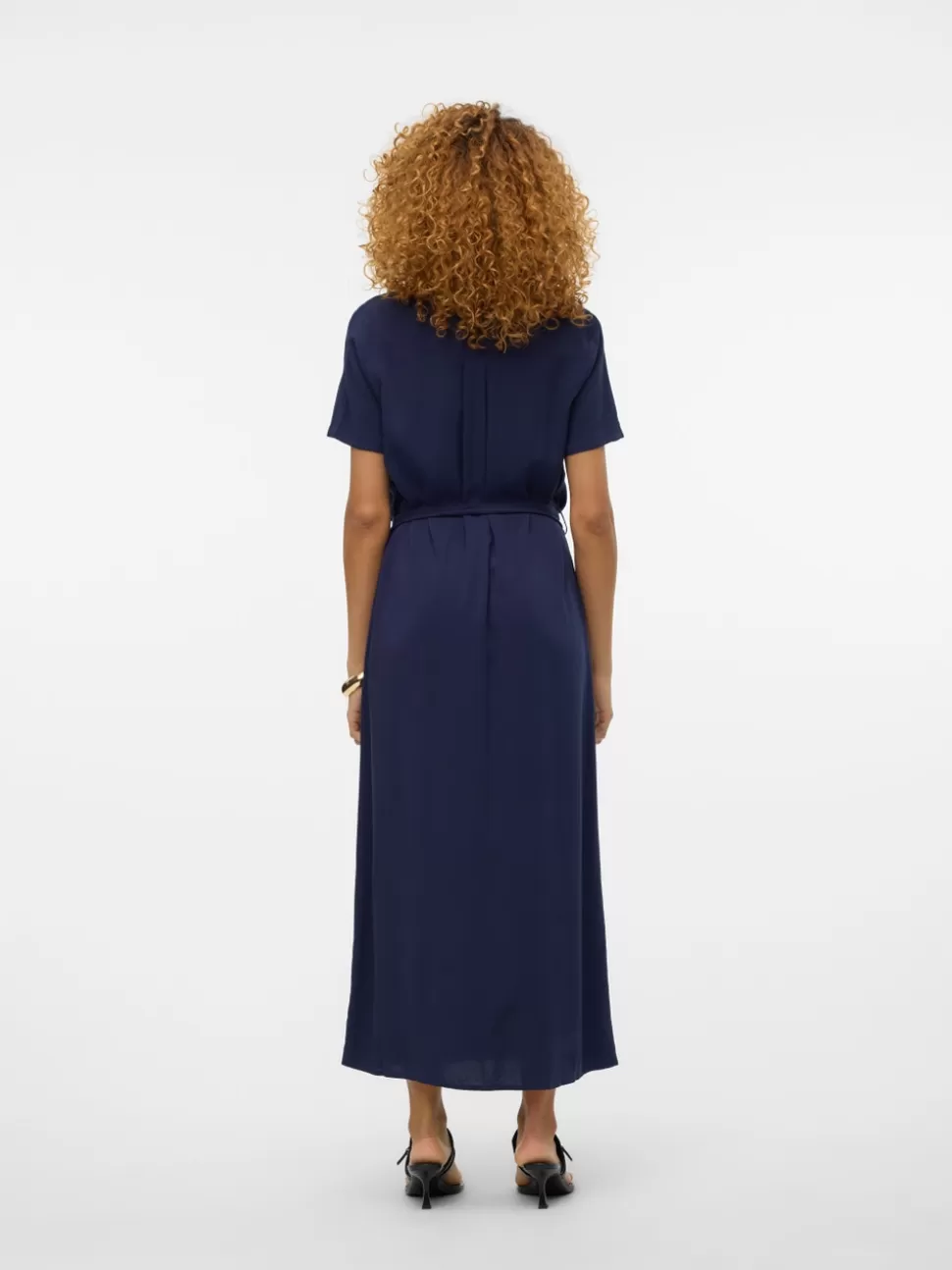 Klänningar | Basics^VERO MODA VMEASY Lång Klänning Navy Blazer