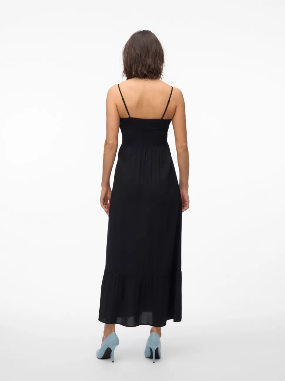 Klänningar^VERO MODA VMEASY Lång Klänning Black
