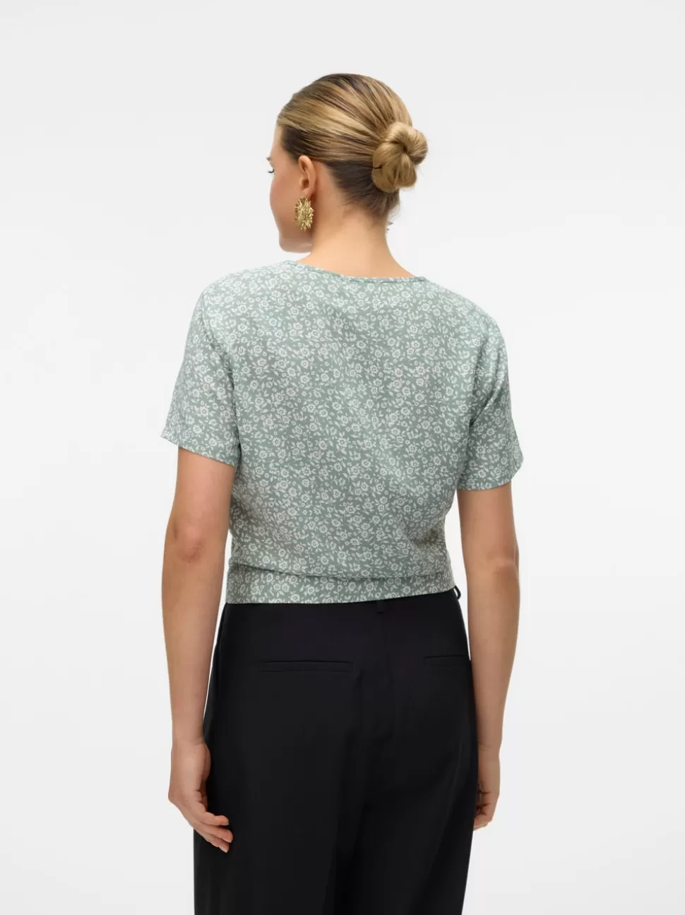 Toppar^VERO MODA VMEASY Topp Hedge Green