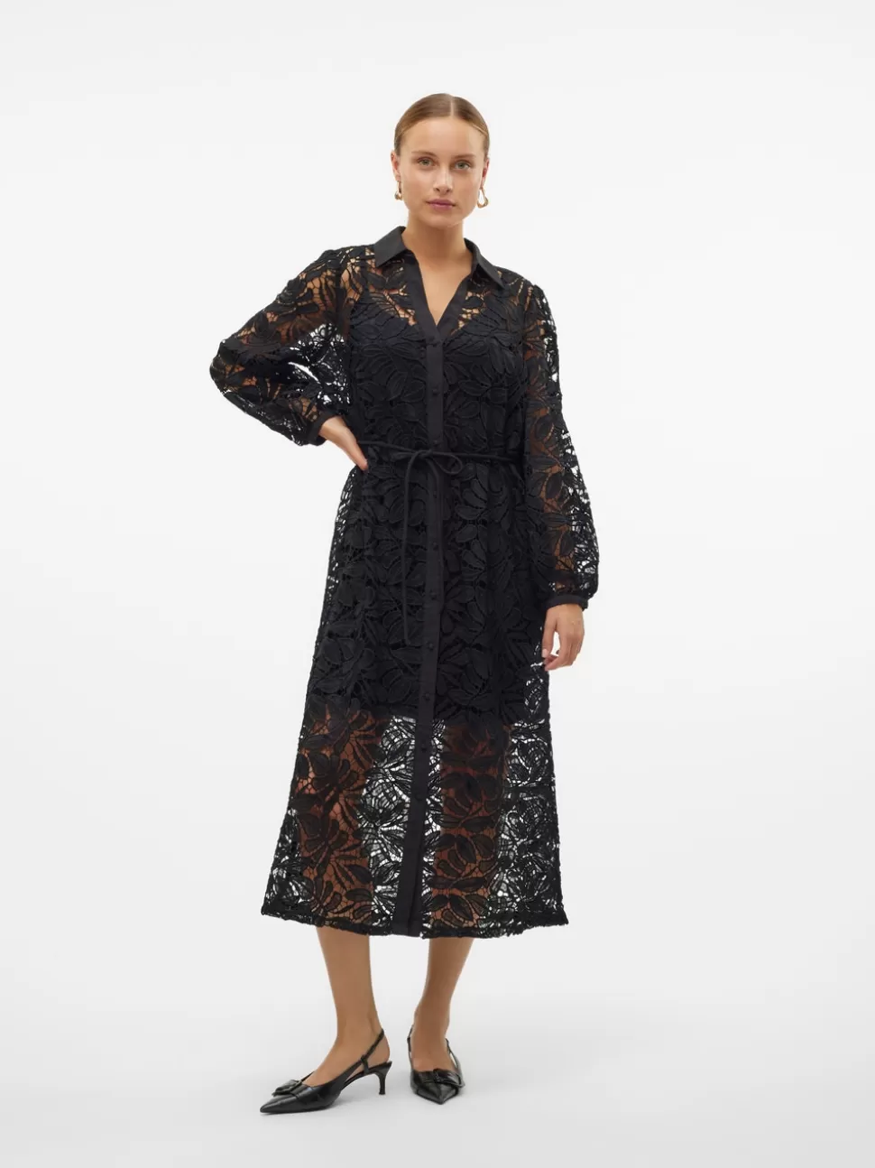 Klänningar | Festkläder^VERO MODA VMEDA Lång Klänning Black