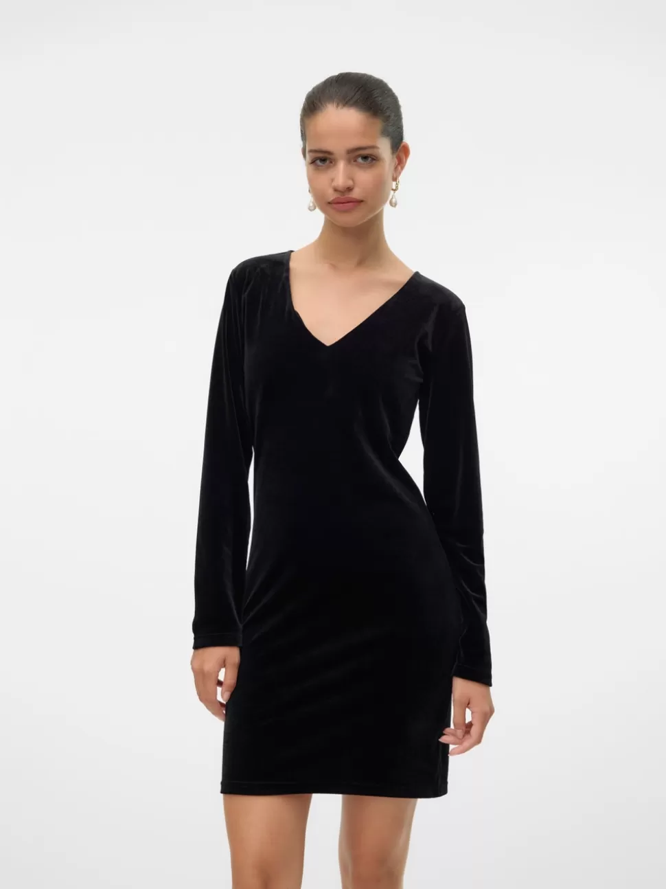 Klänningar^VERO MODA VMEFFIE Kort Klänning Black