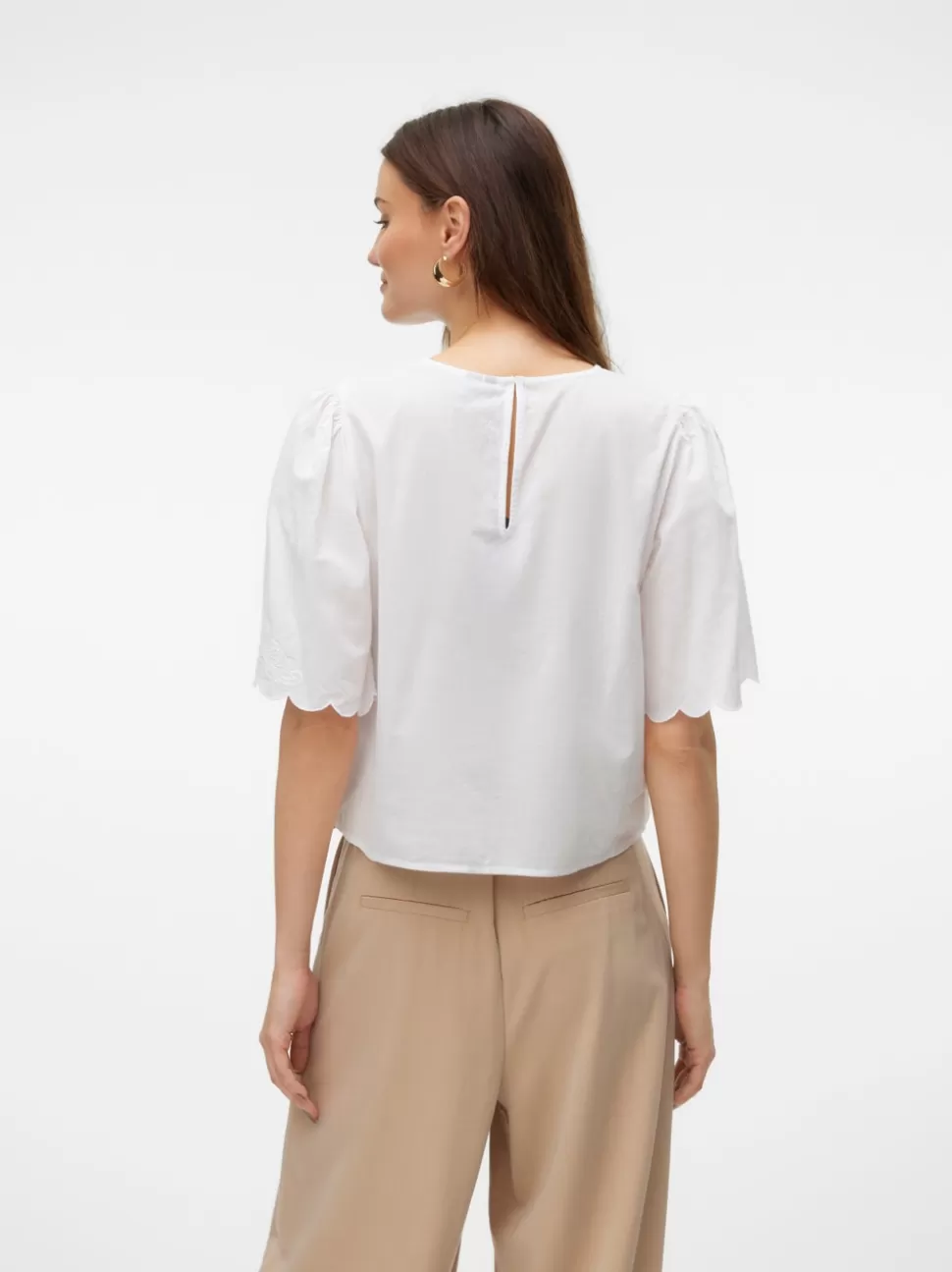 Toppar^VERO MODA VMELENA Topp Bright White