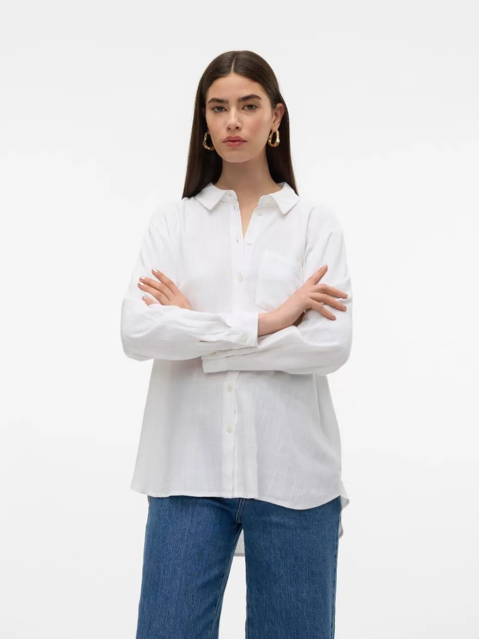 Skjortor | Toppar^VERO MODA VMELIZABETH Skjorta Bright White