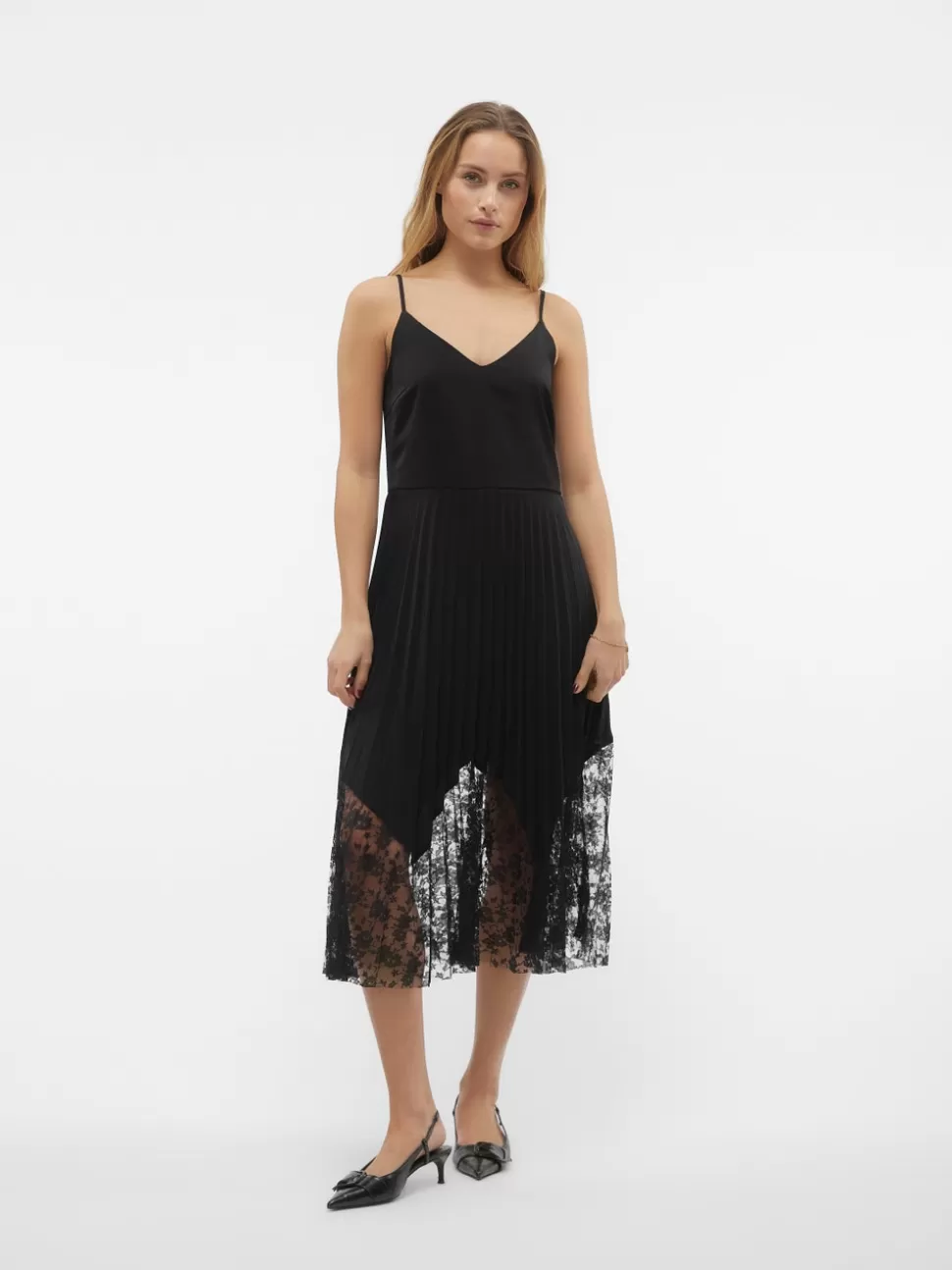 Klänningar^VERO MODA VMELLA Kort Klänning Black