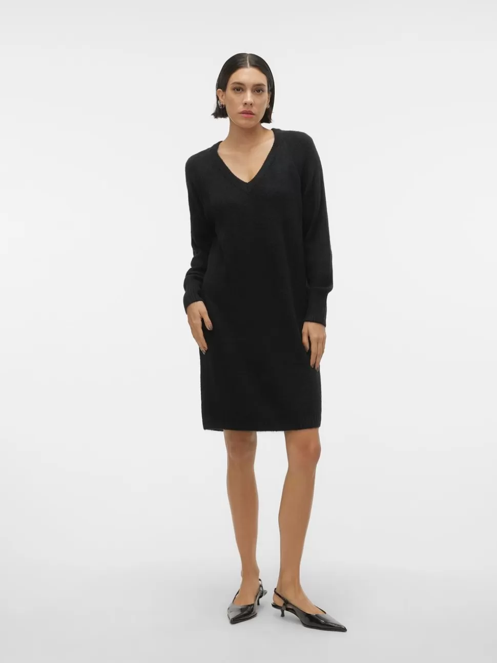 Klänningar^VERO MODA VMELLYLEFILE Midiklänning Black