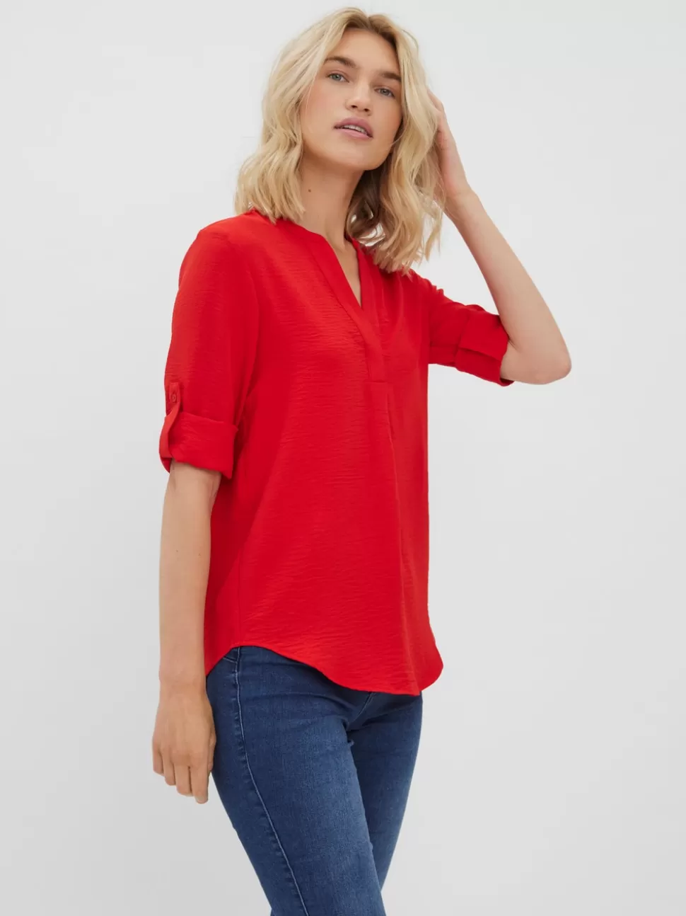 Toppar | Basics^VERO MODA VMELVA Topp Goji Berry