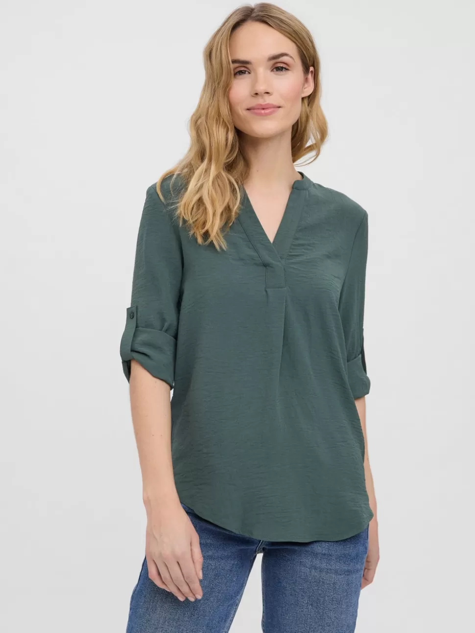 Toppar | Basics^VERO MODA VMELVA Topp Cilantro