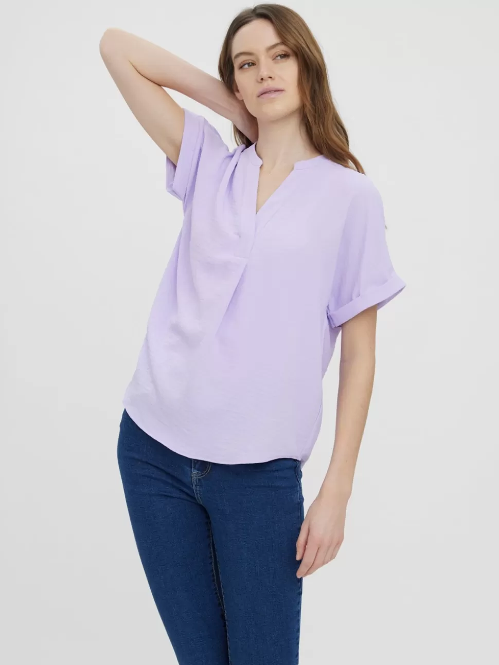 Toppar^VERO MODA VMELVA Topp Pastel Lilac