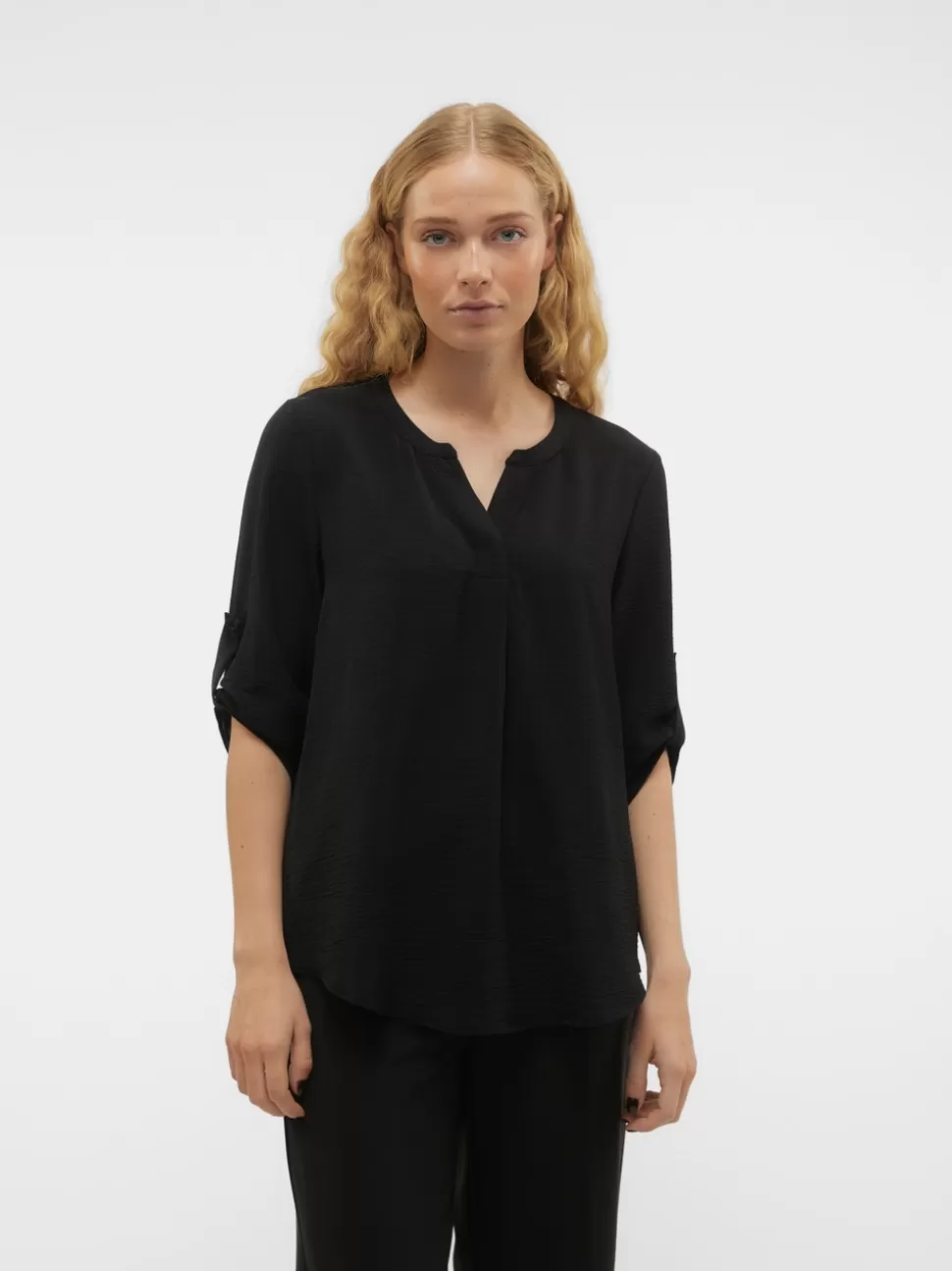 Basics | Toppar^VERO MODA VMELVA Topp Black