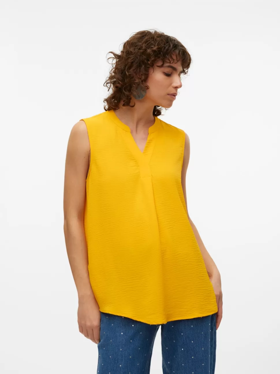 Toppar | Basics^VERO MODA VMELVA Topp Gold Fusion