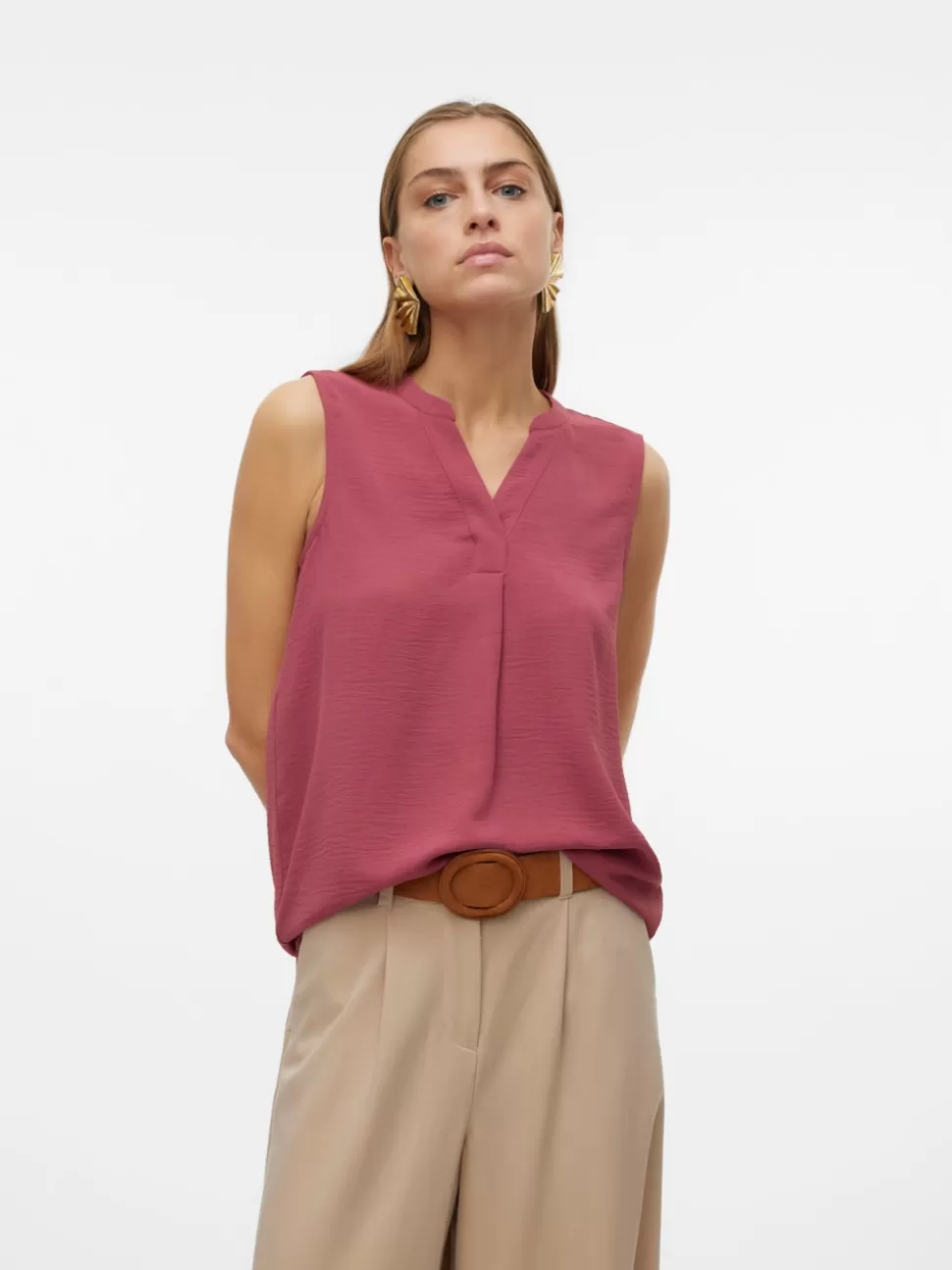 Toppar | Basics^VERO MODA VMELVA Topp Dry Rose