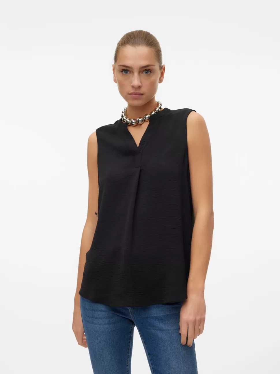 Toppar | Basics^VERO MODA VMELVA Topp Black