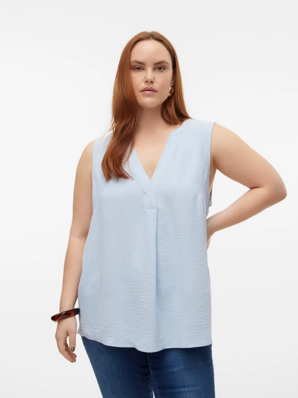 Toppar^VERO MODA VMELVA Topp Skyway