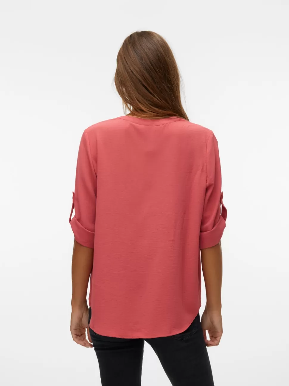 Toppar | Basics^VERO MODA VMELVA Topp Mineral Red