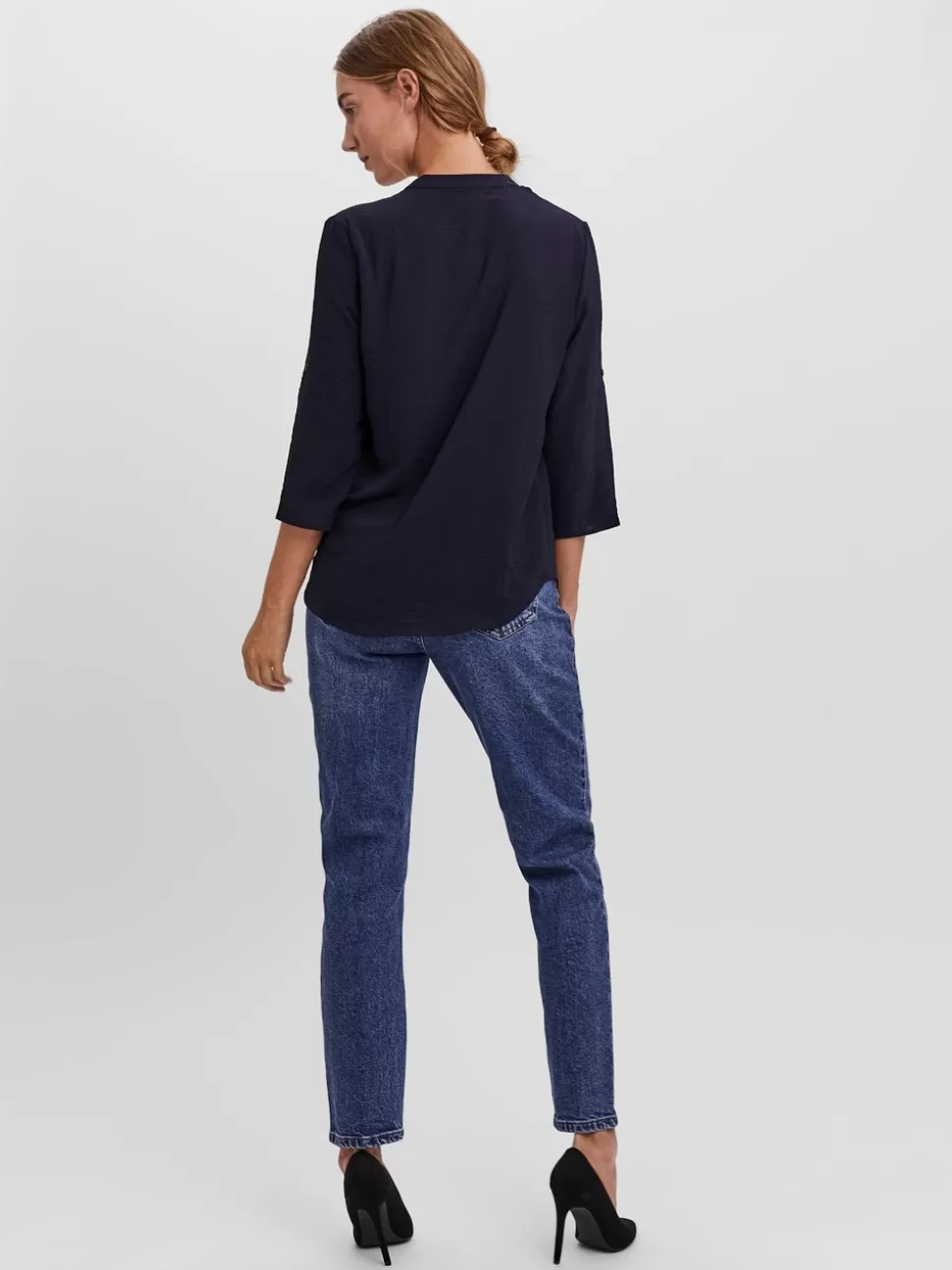 Toppar | Basics^VERO MODA VMELVA Topp Night Sky