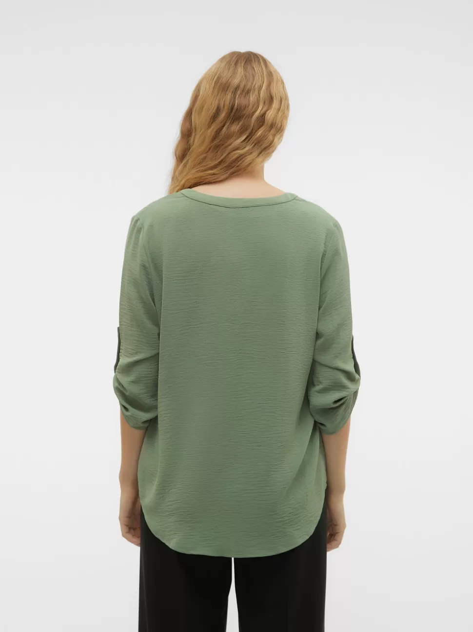 Basics | Toppar^VERO MODA VMELVA Topp Hedge Green