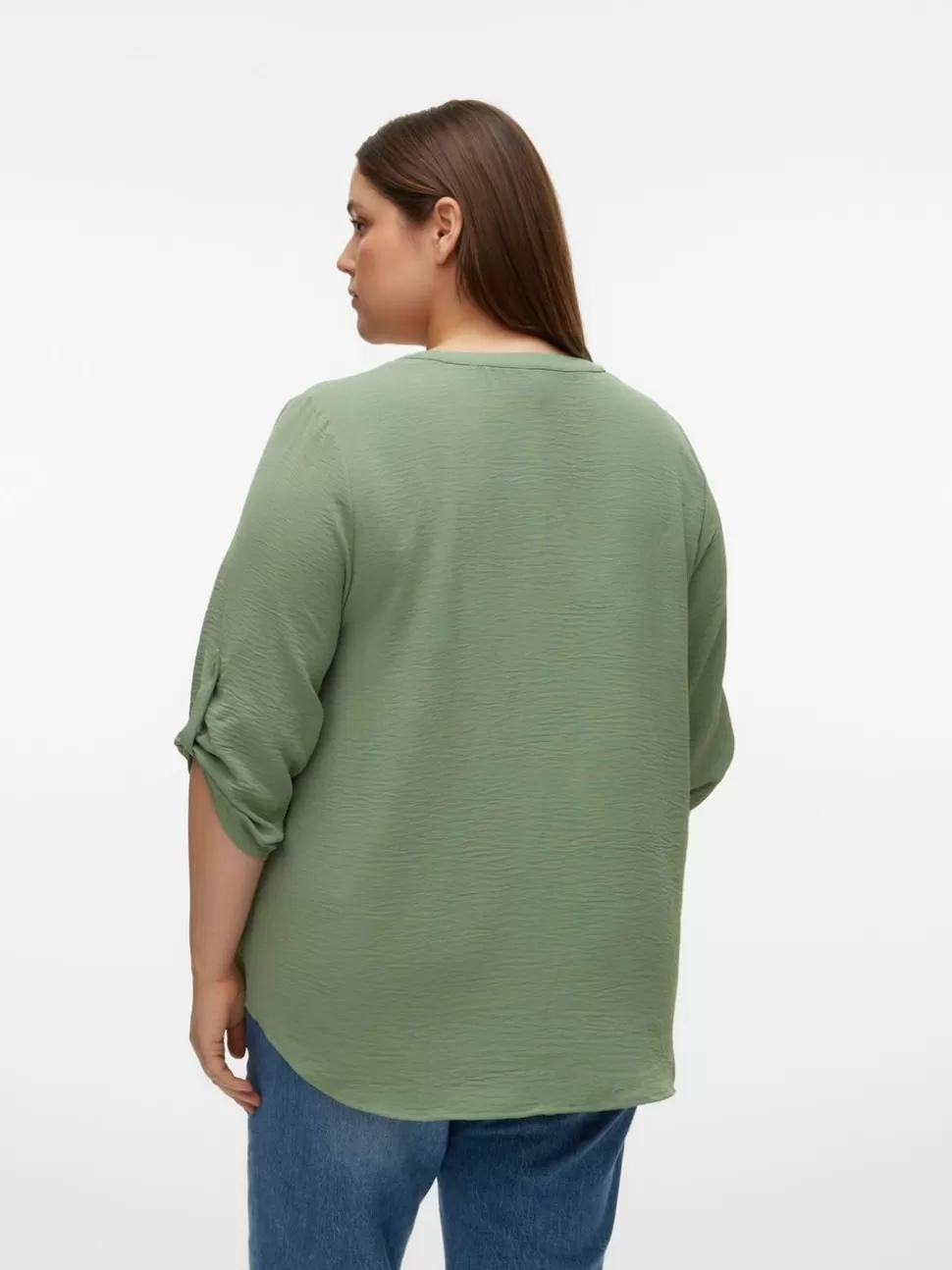 Toppar^VERO MODA VMELVA Topp Hedge Green